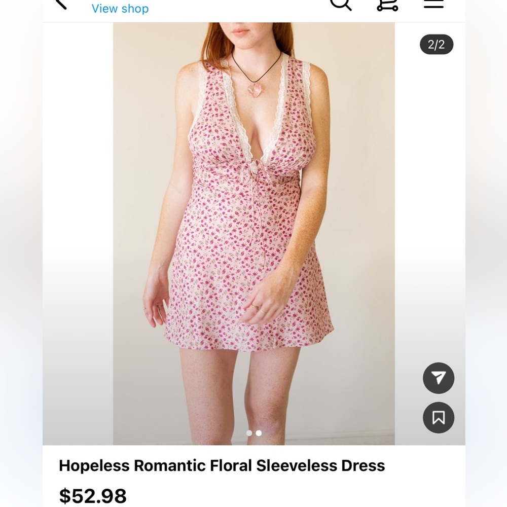 Floral print dress
